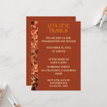 Terracotta Thanksgiving Diner Herfstfeest