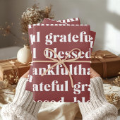 Terracotta Thanksgiving Inpakpapier Vel