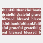 Terracotta Thanksgiving Inpakpapier Vel (Voorkant)