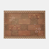 Terracotta Tiling Walter Crane Design Deurmat (Voorkant)