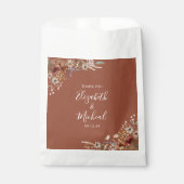 Terracotta Tiny Wildflower bruiloft Favor Tassen Bedankzakje (Voorkant)