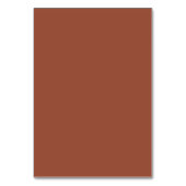 Terracotta Tiny Wildflower Trouwtafel nummer Kaart (Achterkant)