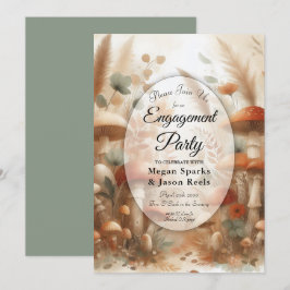 Terracotta Toadstool Woodland Magic Engagement  Kaart