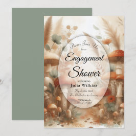 Terracotta Toadstool Woodland Magic Engagement  Kaart