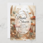 Terracotta Toadstool Woodland Magic Vrijgezellenfe Kaart (Voorkant)