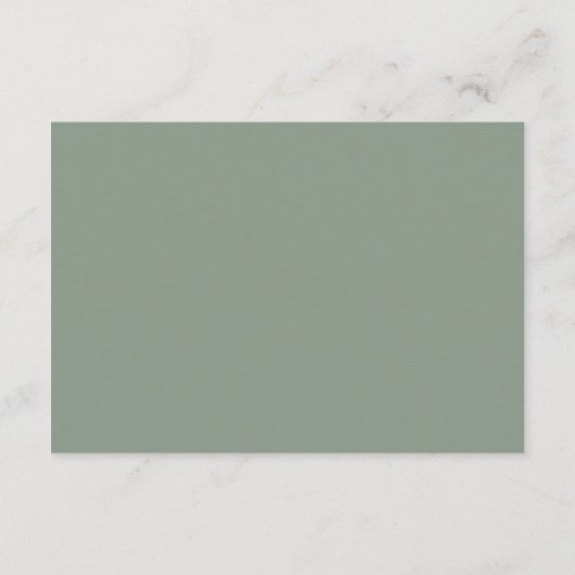 Terracotta Toadstool Woodland Magic Wedding Informatiekaartje (Achterkant)