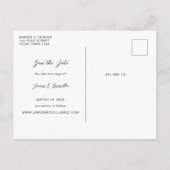 Terracotta, uitnodiging voor een moderne bootfoto (Achterkant)