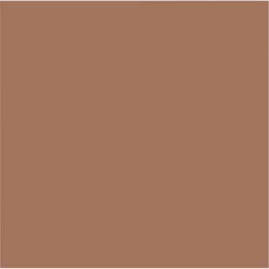 Terracotta verbrand Sinaasappel effen kleur Sticker (Voorkant)