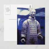 Terracotta Warrior Briefkaart (Voorkant / Achterkant)