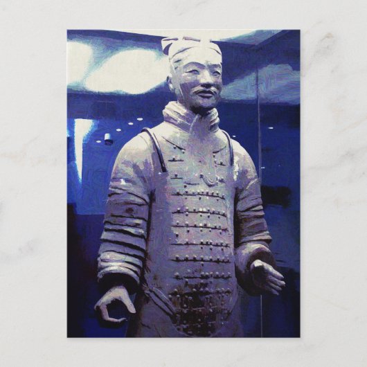 Terracotta Warrior Briefkaart (Voorkant)
