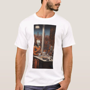 Terracotta Warrior ontmoet futuristische robotica  T-shirt