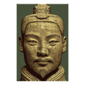 Terracotta Warrior - Oude gouden kunst Perfect Poster (Voorkant)