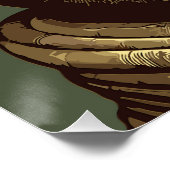 Terracotta Warrior - Oude gouden kunst Perfect Poster (Hoek)