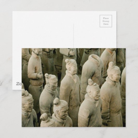 Terracotta Warriors Briefkaart (Voorkant / Achterkant)