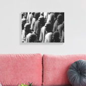 Terracotta Warriors Xian China Fotografie Canvas Afdruk (Insitu (Woonkamer))