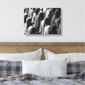 Terracotta Warriors Xian China Fotografie Canvas Afdruk (Insitu (Slaapkamer))