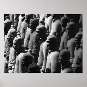 Terracotta Warriors Xian China Fotografie Poster