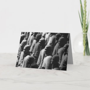 Terracotta Warriors Xian China Travel Photography Kaart