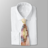 Terracotta Waterverf Modern Chic Stropdas (Gebonden)