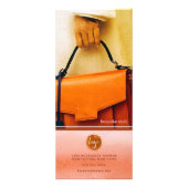 Terracotta Waterverf Was uw Logo-rack Kaart (Achterkant)