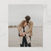 Terracotta We zijn verloofd Verloving aankondiging (Achterkant)