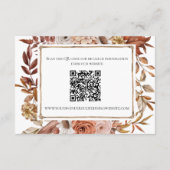 Terracotta Wedding Accommodations Enclosure Kaart (Achterkant)
