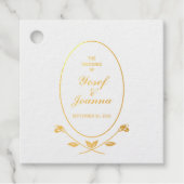 Terracotta Wedding Bedankjes Labels (Voorkant)