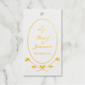 Terracotta Wedding Cadeaulabels (Voorkant)