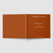 Terracotta Wedding Guest Book Gastenboek (Volledig)