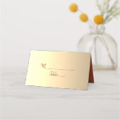 Terracotta Wedding Place Card Plaatskaartje (Voorkant)