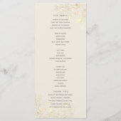 Terracotta Wedding Programmakaart (Achterkant)