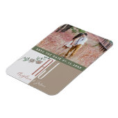 Terracotta Wedding Save the Date Invitation Magneet (Linkerzijde)