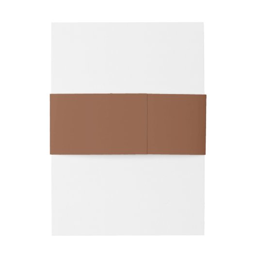 Terracotta Wedding Uitnodigingen Wikkel (Achterkant Voorbeeld)