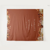 Terracotta Wedding Wandkleed (Voorkant (horizontaal))