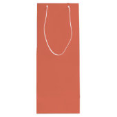 Terracotta  wijn cadeautas (Achterkant)