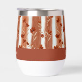 Terracotta Wilde Bloem Monogram Boho  (Rechts)