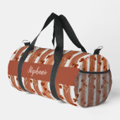 Terracotta Wilde Bloem Monogram Boho Plunjezak (Rechterhoek)