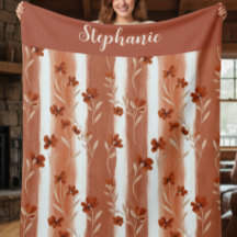 Terracotta Wilde Bloem Monogram