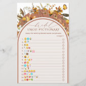 Terracotta Wildflower Arch Vrijgezellenfeest spel (Voorkant)