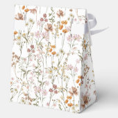 Terracotta Wildflower Boho Baby in Bloom Garden Bedankdoosjes (Achterkant)