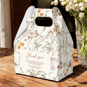 Terracotta Wildflower Boho Baby in Bloom Garden Bedankdoosjes