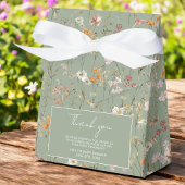 Terracotta Wildflower Boho Baby in Bloom Garden Bedankdoosjes