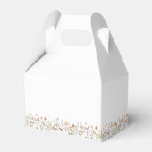 Terracotta Wildflower Boho Baby shower in Bloom Bedankdoosjes (Achterkant)