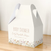 Terracotta Wildflower Boho Baby shower in Bloom Bedankdoosjes