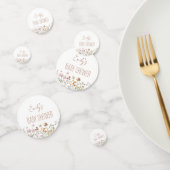 Terracotta Wildflower Boho Baby shower in Bloom Confetti (Groep)