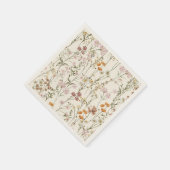 Terracotta Wildflower Boho Baby shower in Bloom Servet (Hoek)