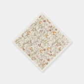 Terracotta Wildflower Boho Baby shower in Bloom Servet (Hoek)