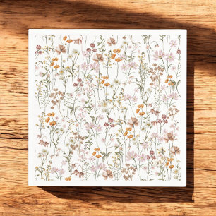 Terracotta Wildflower Boho Baby shower in Bloom Servet