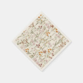 Terracotta Wildflower Boho Baby shower in Bloom Servet (Hoek)