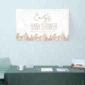 Terracotta Wildflower Boho Baby shower Spandoek (Beurs)